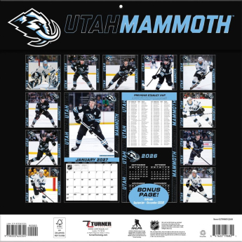 Utah Hockey Club kalendarz NHL 2027 Wall