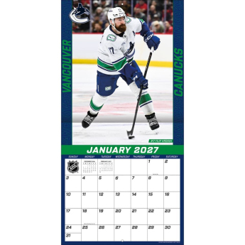 Vancouver Canucks kalendarz NHL 2027 Wall