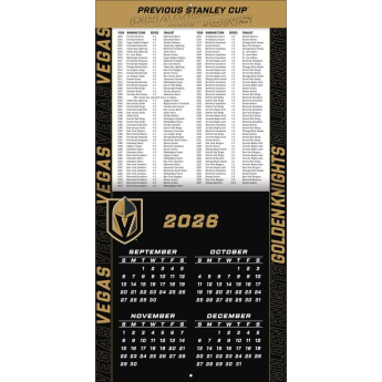 Vegas Golden Knights kalendarz NHL 2027 Wall