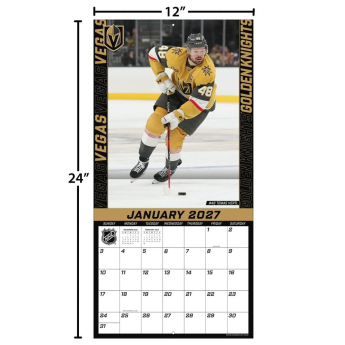 Vegas Golden Knights kalendarz NHL 2027 Wall