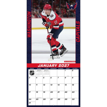 Washington Capitals kalendarz NHL 2027 Wall