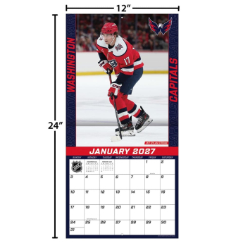 Washington Capitals kalendarz NHL 2027 Wall