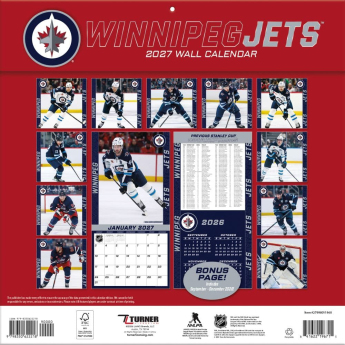 Winnipeg Jets kalendarz NHL 2027 Wall