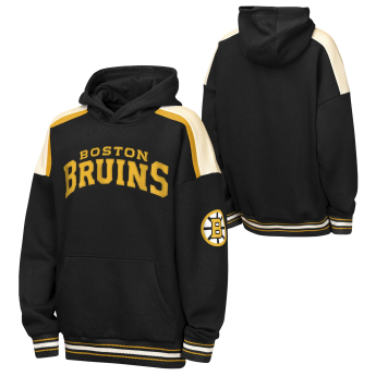 Boston Bruins dziecięca bluza z kapturem NHL Camaraderie Oversized Colorblock Fleece
