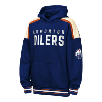 Edmonton Oilers dziecięca bluza z kapturem NHL Camaraderie Oversized Colorblock Fleece