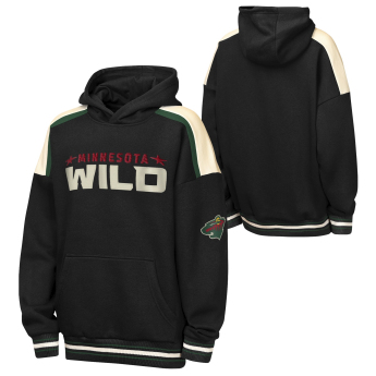 Minnesota Wild dziecięca bluza z kapturem NHL Camaraderie Oversized Colorblock Fleece