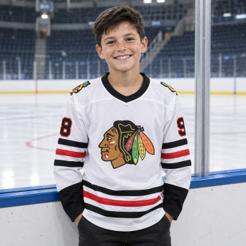 Chicago Blackhawks dziecięca koszulka meczowa Connor Bedard #98 Breakaway Away