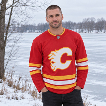 Calgary Flames hokejowa koszulka meczowa red Breakaway Alternate Jersey
