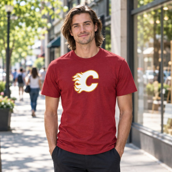Calgary Flames koszulka męska Tek Patch red