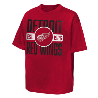 Detroit Red Wings koszulka dziecięca NHL Shot Speed Short Sleeve Elevated