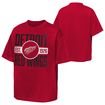 Detroit Red Wings koszulka dziecięca NHL Shot Speed Short Sleeve Elevated
