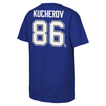 Toronto Maple Leafs koszulka dziecięca Nikita Kucherov #86 NHL Flat Name & Number Short Sleeve Cotton