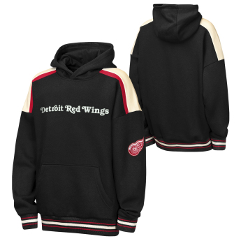 Detroit Red Wings dziecięca bluza z kapturem NHL Camaraderie Oversized Colorblock Fleece