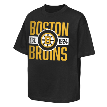 Boston Bruins koszulka dziecięca NHL Shot Speed Short Sleeve Elevated