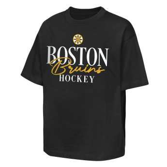 Boston Bruins koszulka dziecięca NHL Overtime Winner Short Sleeve Elevated