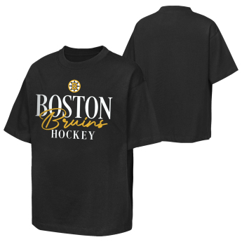 Boston Bruins koszulka dziecięca NHL Overtime Winner Short Sleeve Elevated