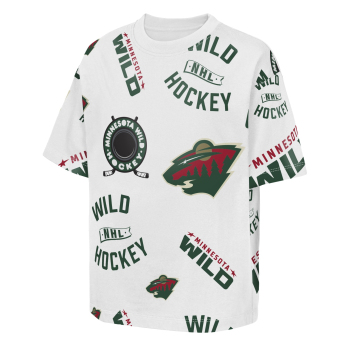 Minnesota Wild koszulka dziecięca NHL Unstoppable All Over Print Short Sleeve Elevated