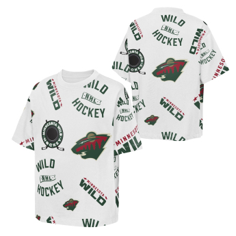 Minnesota Wild koszulka dziecięca NHL Unstoppable All Over Print Short Sleeve Elevated