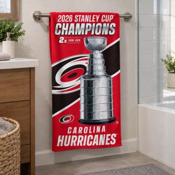Carolina Hurricanes ręcznik plażowy NHL 2026 Stanley Cup Champions Spectra