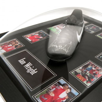 Słynni piłkarze korki w antyramie FC Arsenal Wright Signed Boot (Framed)