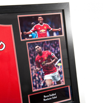 Słynni piłkarze koszulka w antyramie Manchester United Rashford Signed Shirt (Framed)