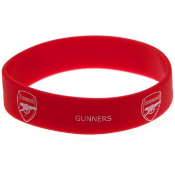 Arsenal opaska silikonowa red gunners