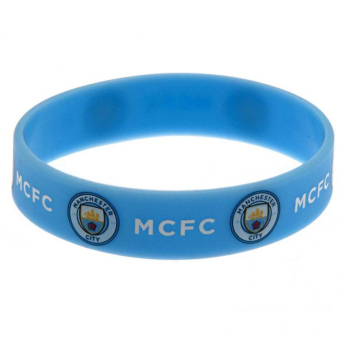 Manchester City opaska silikonowa Silicone Wristband