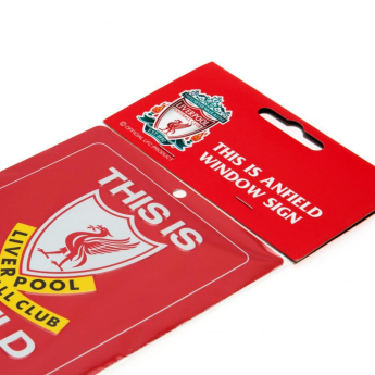 Liverpool tabliczka na okno Window Sign SQ