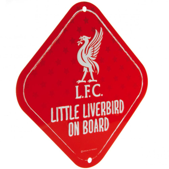 Liverpool tabiczka dziecko w samochodzie Little Dribbler