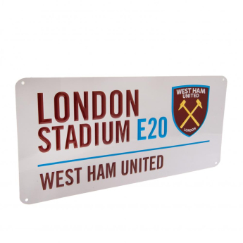 West Ham United tablica na ścianę Street Sign