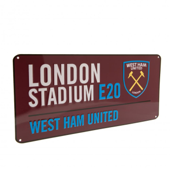 West Ham United tablica na ścianę Street Sign CL