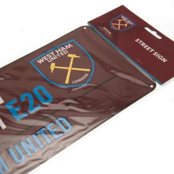 West Ham United tablica na ścianę Street Sign CL