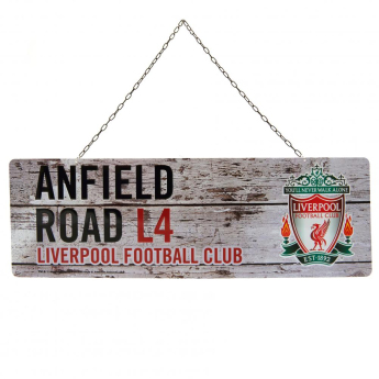 Liverpool metalowy znak garden sign
