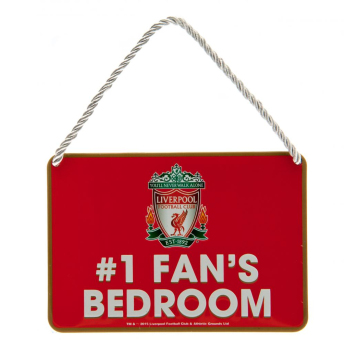 Liverpool ozdoba do sypialni Bedroom Sign No1 Fan