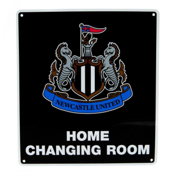 Newcastle United metalowy znak Home Changing Room Sign