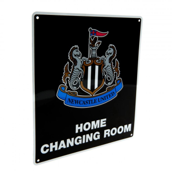 Newcastle United metalowy znak Home Changing Room Sign
