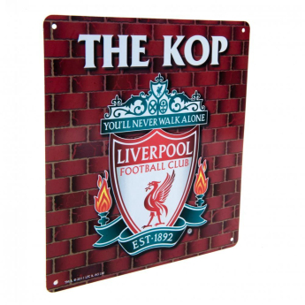 Liverpool tablica na ścianę The Kop Sign