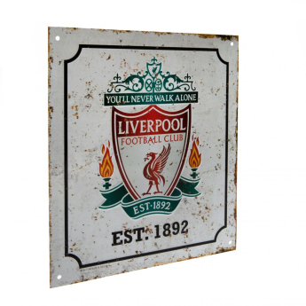 Liverpool tablica na ścianę Retro Logo Sign