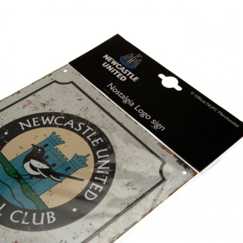 Newcastle United tablica na ścianę Retro Logo Sign