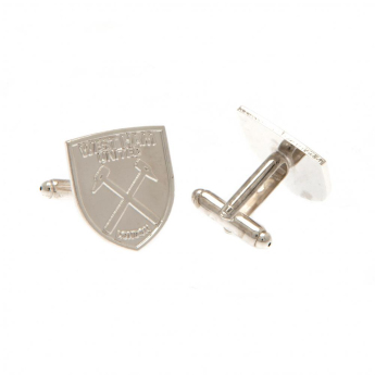 West Ham United spinki mankietowe Silver Plated Cufflinks CR