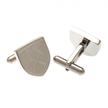 West Ham United spinki mankietowe Stainless Steel Cufflinks CR