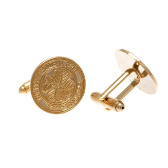 FC Celtic spinki mankietowe Gold Plated Cufflinks