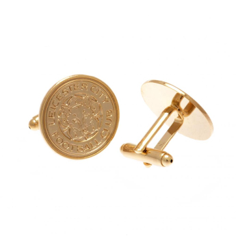 Leicester City spinki mankietowe Gold Plated Cufflinks