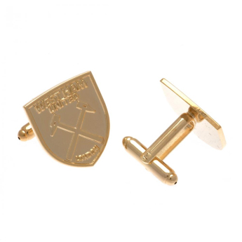 West Ham United spinki mankietowe Gold Plated Cufflinks