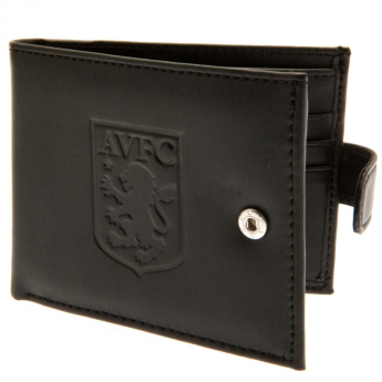 Aston Vila skórzany portfel Anti Fraud Wallet