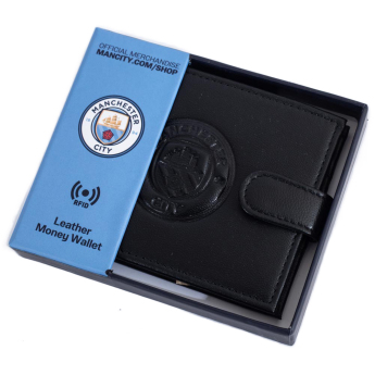 Manchester City skórzany portfel Anti Fraud Wallet