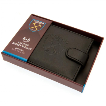 West Ham United skórzany portfel Anti Fraud Wallet