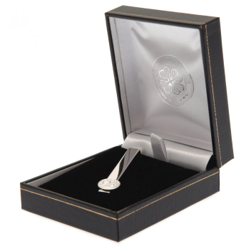FC Celtic spinka do krawata Silver Plated Tie Slide