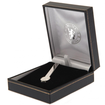Chelsea spinka do krawata Silver Plated Tie Slide