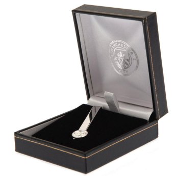 Manchester City spinka do krawata Silver Plated Tie Slide